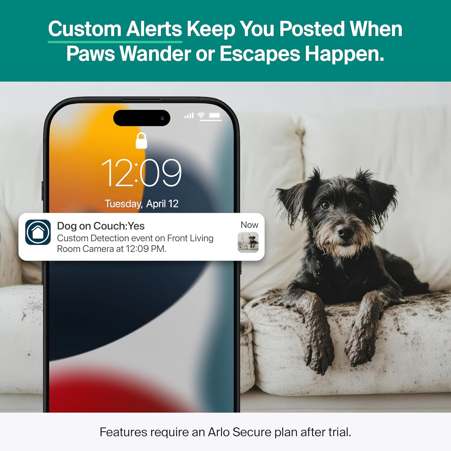 Essential Indoor Pan Tilt Security Camera 2K (2025 Release) - Wired Plug-In Power, Person Recognition, Animal Detection, Animated Preview, 1-Month Secure Plan, Auto Motion Tracking, 1 Cam, White